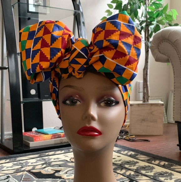 Accessories | Kente Fabric Africa Head Wrap Ankara | Poshmark